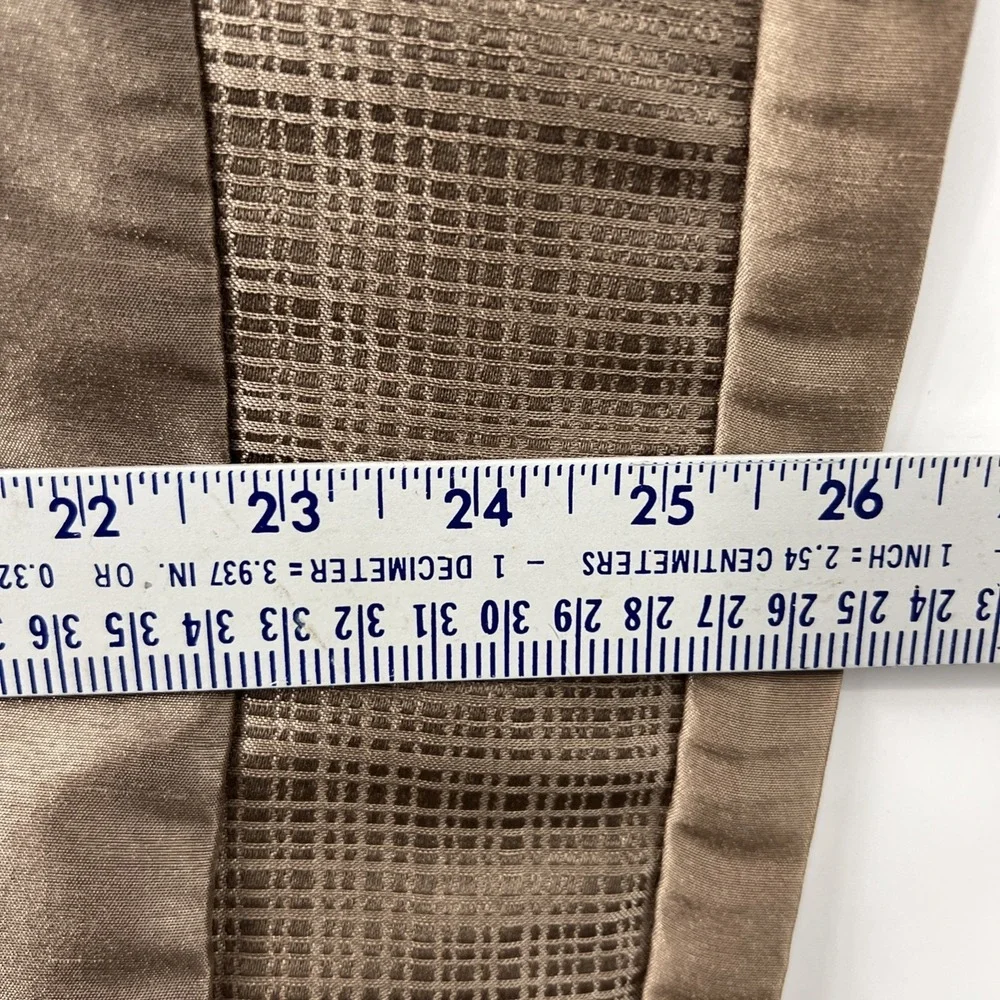 Martha Stewart EURO‎ Pillow Sham Square 26 x 26 Brown EUC